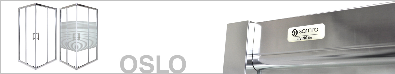 Box doccia angolare 80×100 Oslo, cabina doccia in cristallo serigrafato 6 mm Arredo