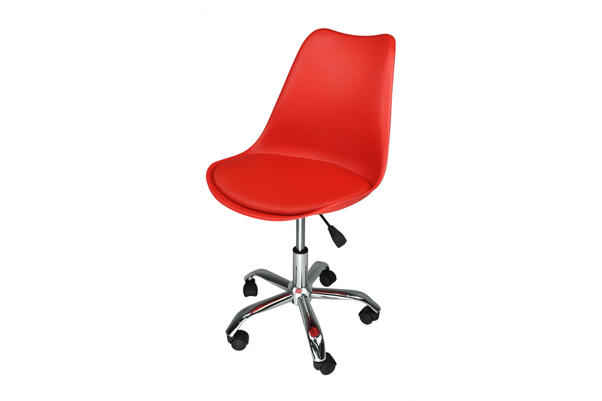 Sedia da ufficio girevole, sedia da scrivania rossa con rotelle mod. SALLY  – Samira Italia