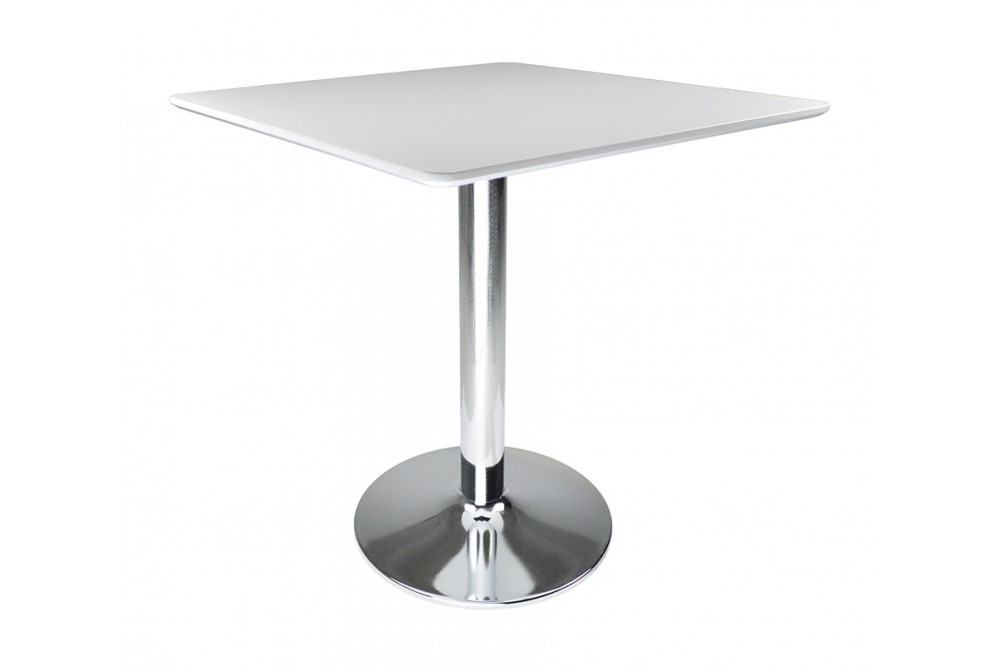 Tavolo quadrato 70×70 bianco, tavolino da bar mod. Romeo Arredo