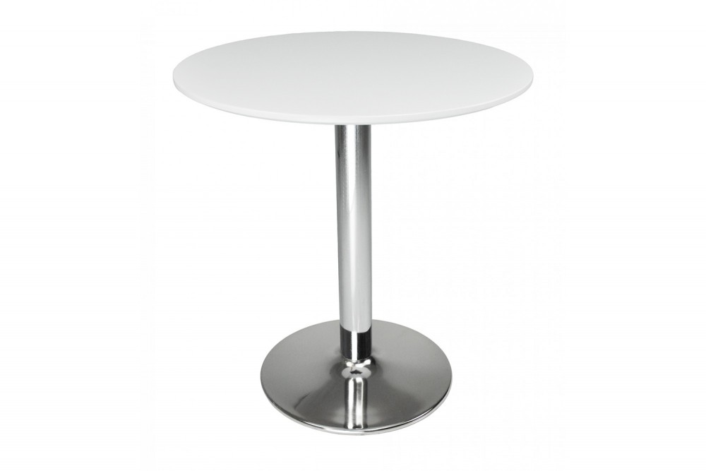 Tavolo rotondo 70 cm bianco, tavolino da bar mod. Romeo Arredo